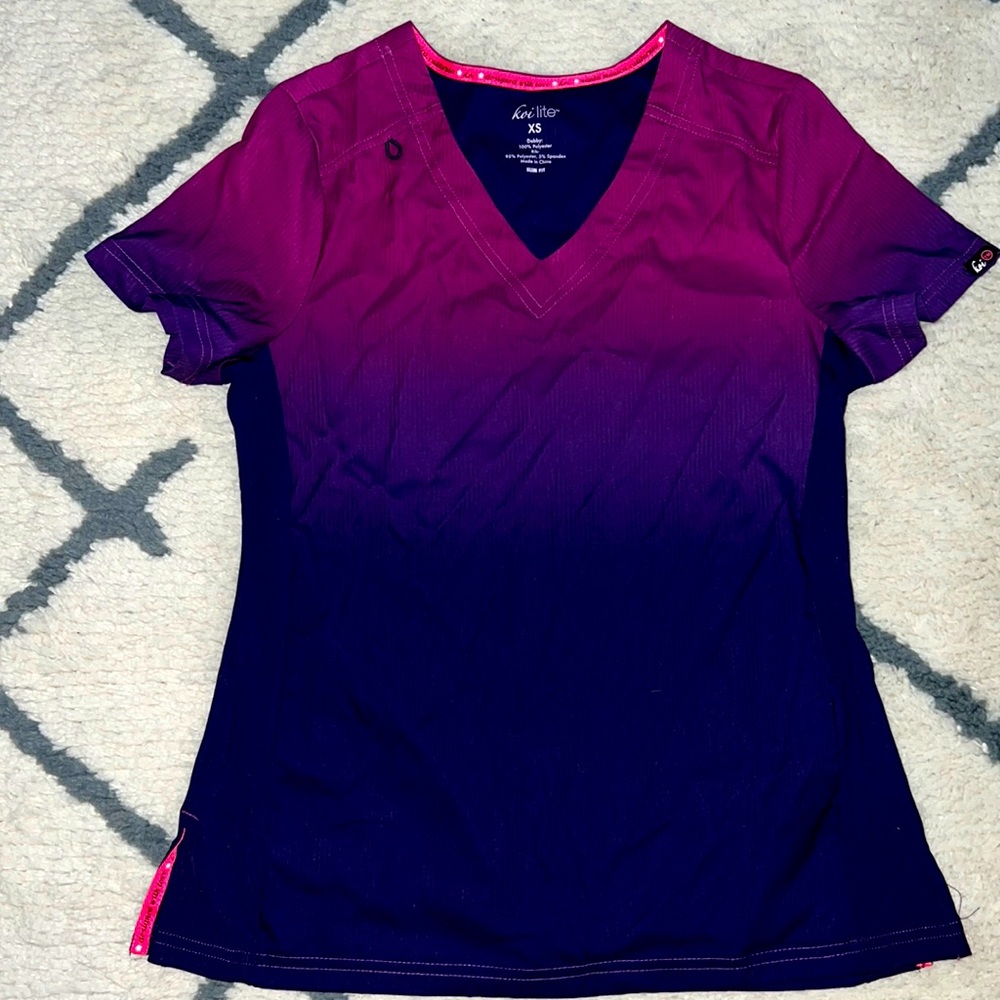 Koi lite scrub top brand new never worn.